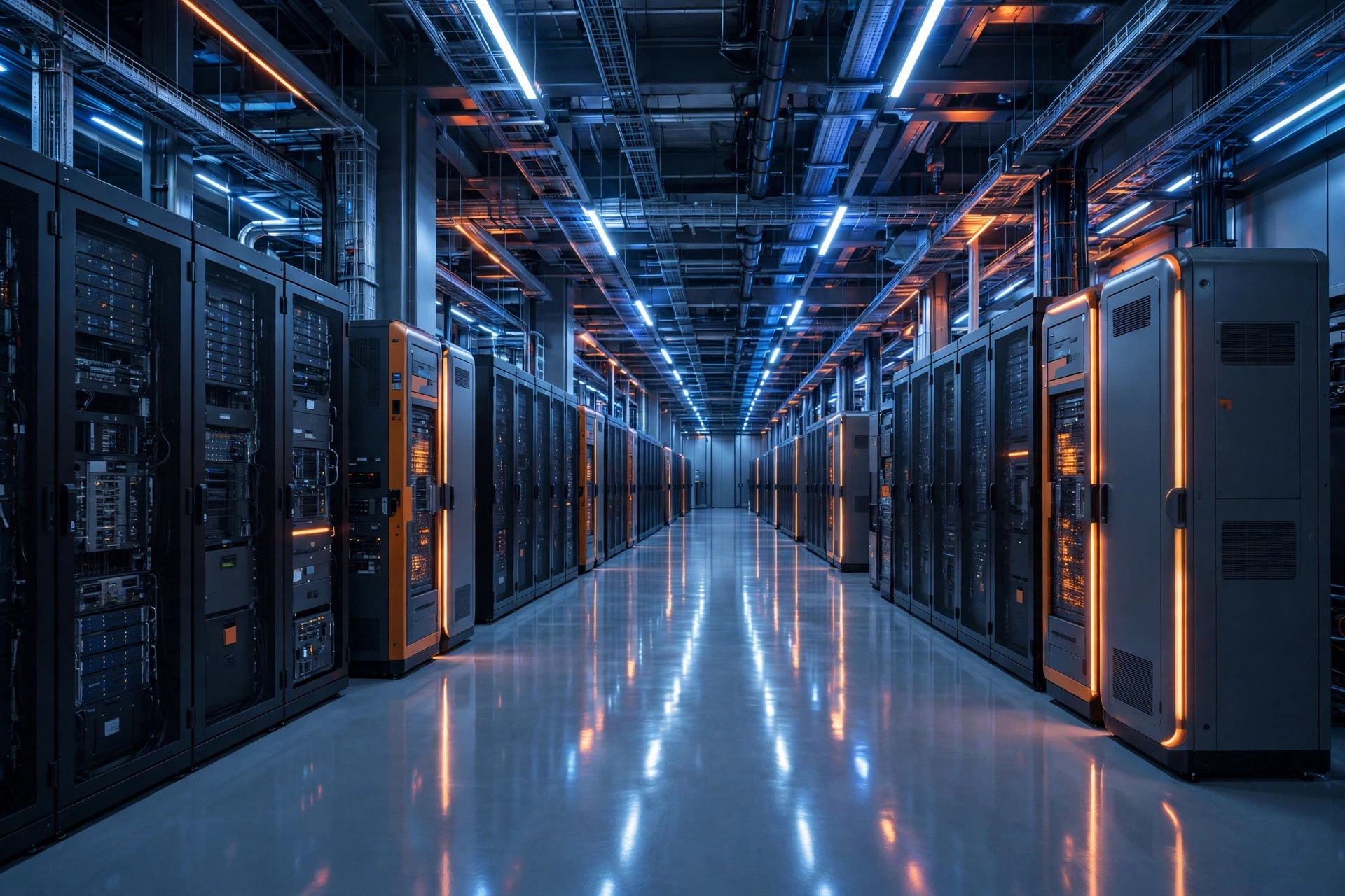 AI data center power hall