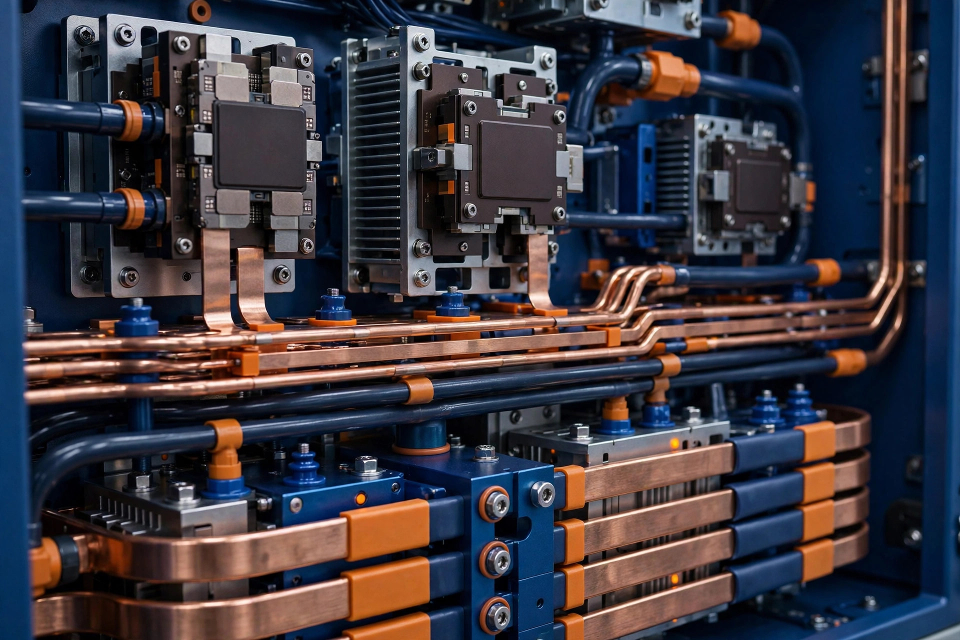 Power electronics and busbars
